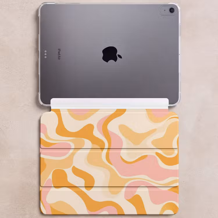 iPad hoes - Abstract - Golvend - Oranje — 6