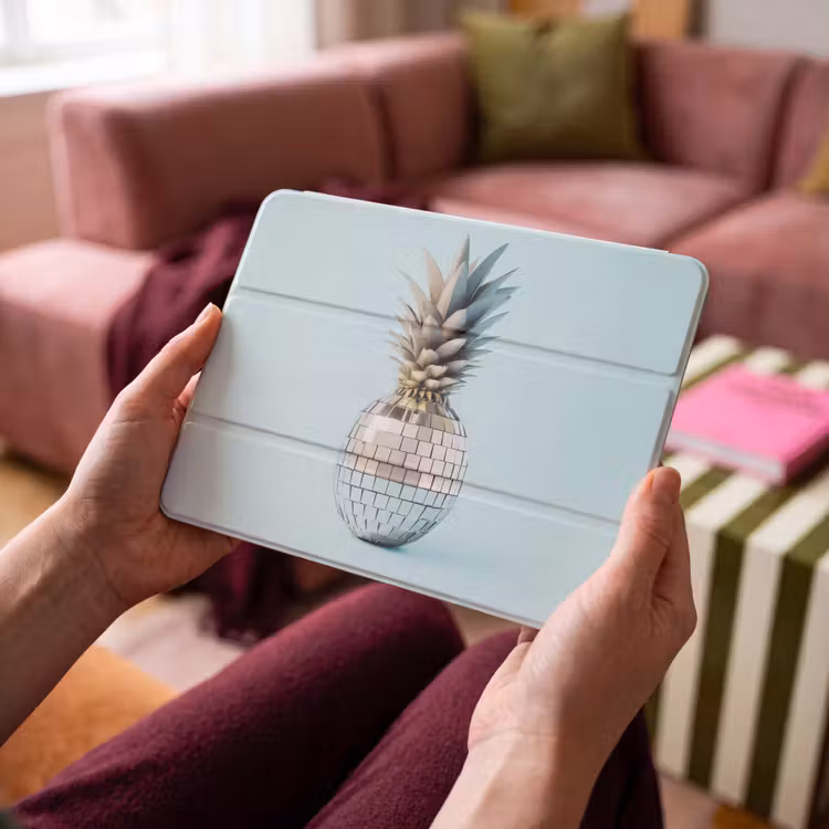iPad hoes - Blauw - Ananas - Disco - Discobal — 4