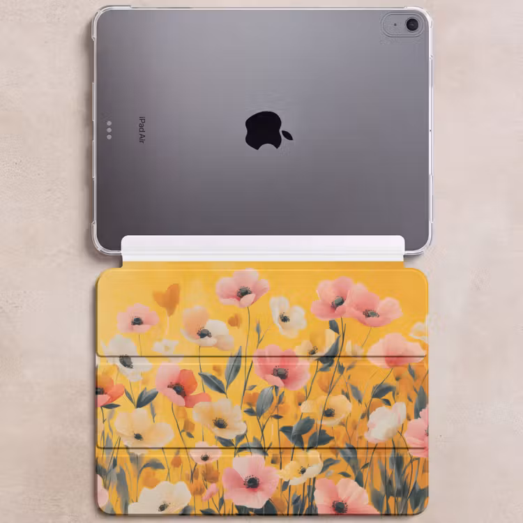 iPad hoes - Bloemen - Veld - Geel — 6