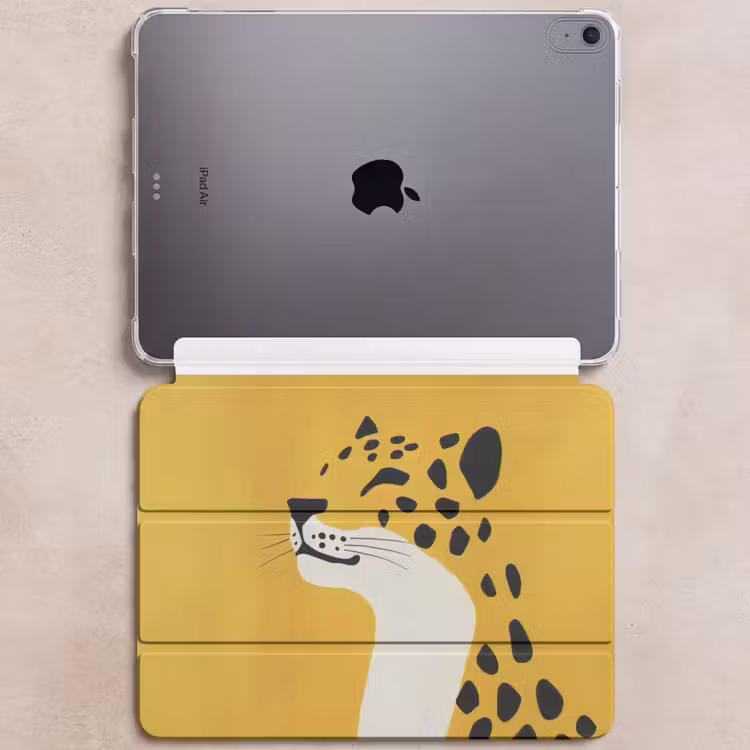 iPad hoes - Cheetah - Illustratie - Geel — 6
