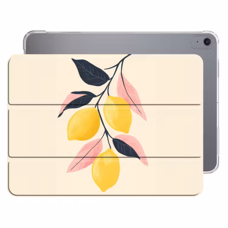 iPad hoes - Citroenen - Felgeel - Tak - Bladeren — 1