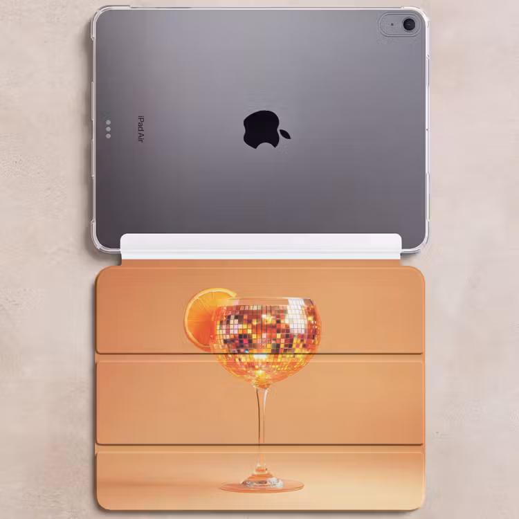 iPad hoes - Drank - Oranje - Glitter - Disco — 6