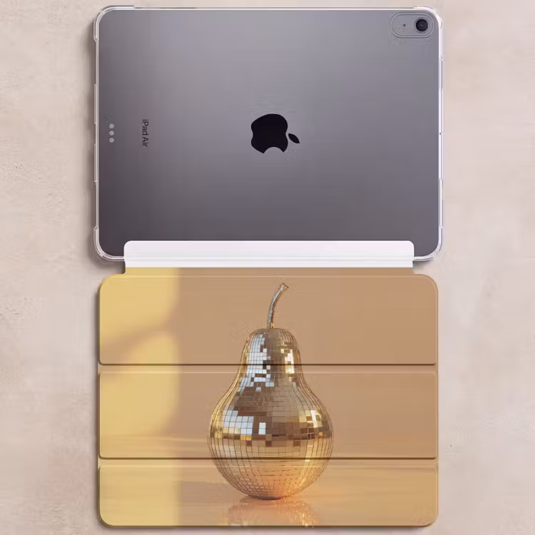 iPad hoes - Goud - Disco - Glitter - Peer — 6