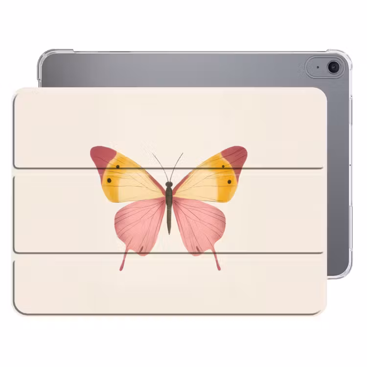 iPad hoes - Vlinder - Illustratie - Roze — 1
