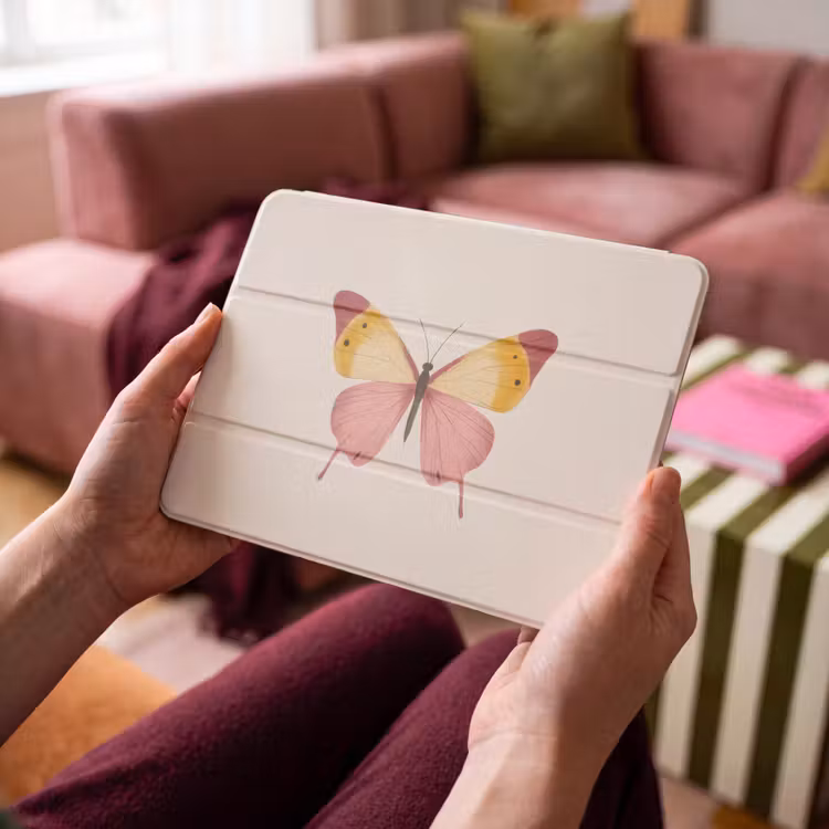iPad hoes - Vlinder - Illustratie - Roze — 4
