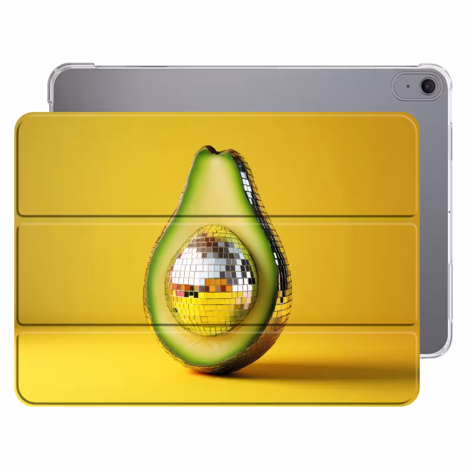 iPad hoes - Avocado - Discobal - Geel - Glitter — 1