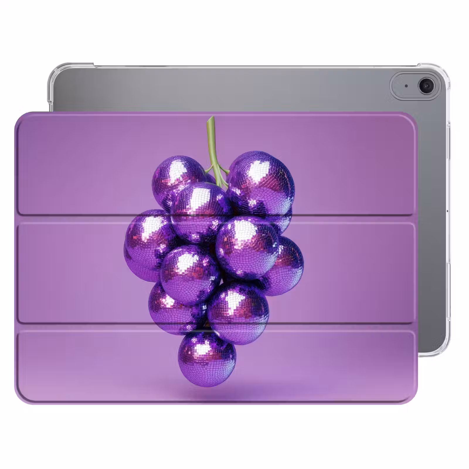 iPad hoes - Druif - Disco - Glitter - Paars — 1