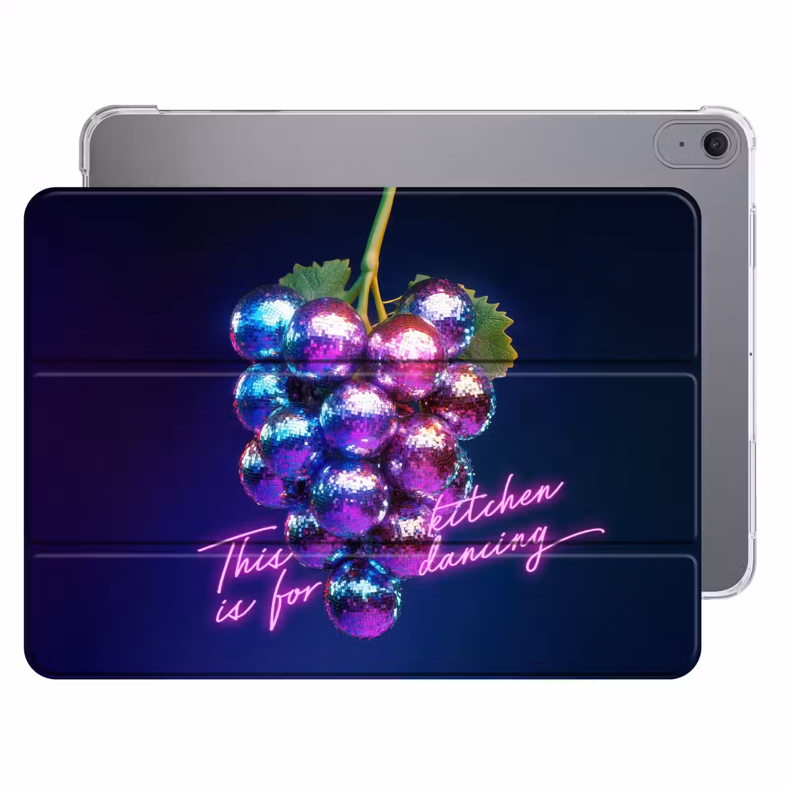 iPad hoes - Quote - Neon - Disco - Druiven — 1