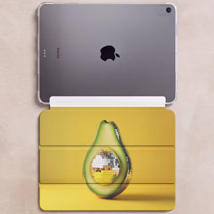 iPad hoes - Avocado - Discobal - Geel - Glitter — 6