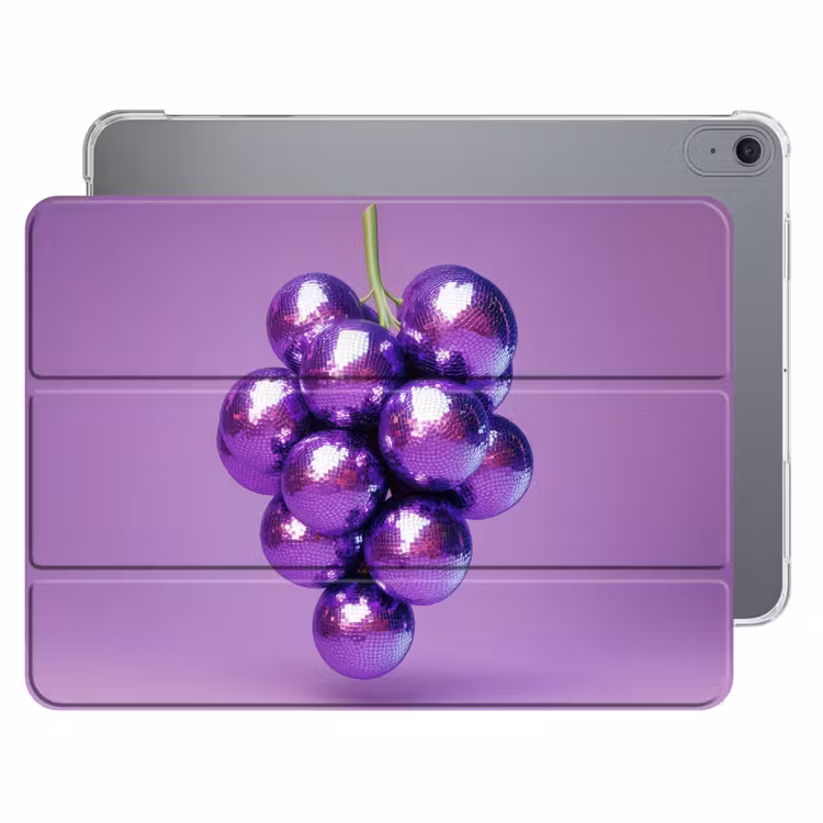 iPad hoes - Druif - Disco - Glitter - Paars — 1