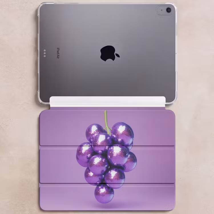 iPad hoes - Druif - Disco - Glitter - Paars — 6