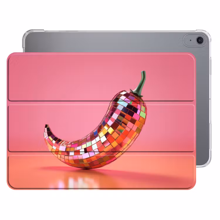 iPad hoes - Peper - Disco - Rood - Glitter — 1