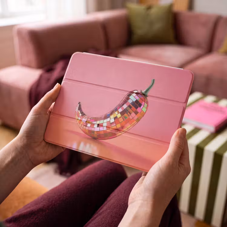 iPad hoes - Peper - Disco - Rood - Glitter — 4