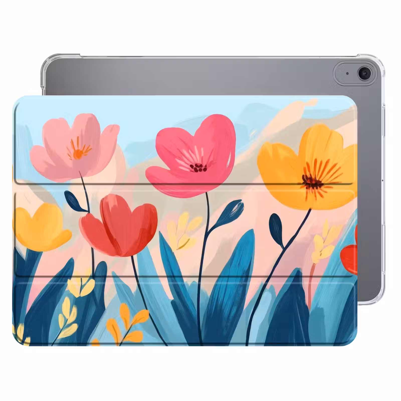 iPad hoes - Illustratie - Bloemen - Kleurrijk — 1