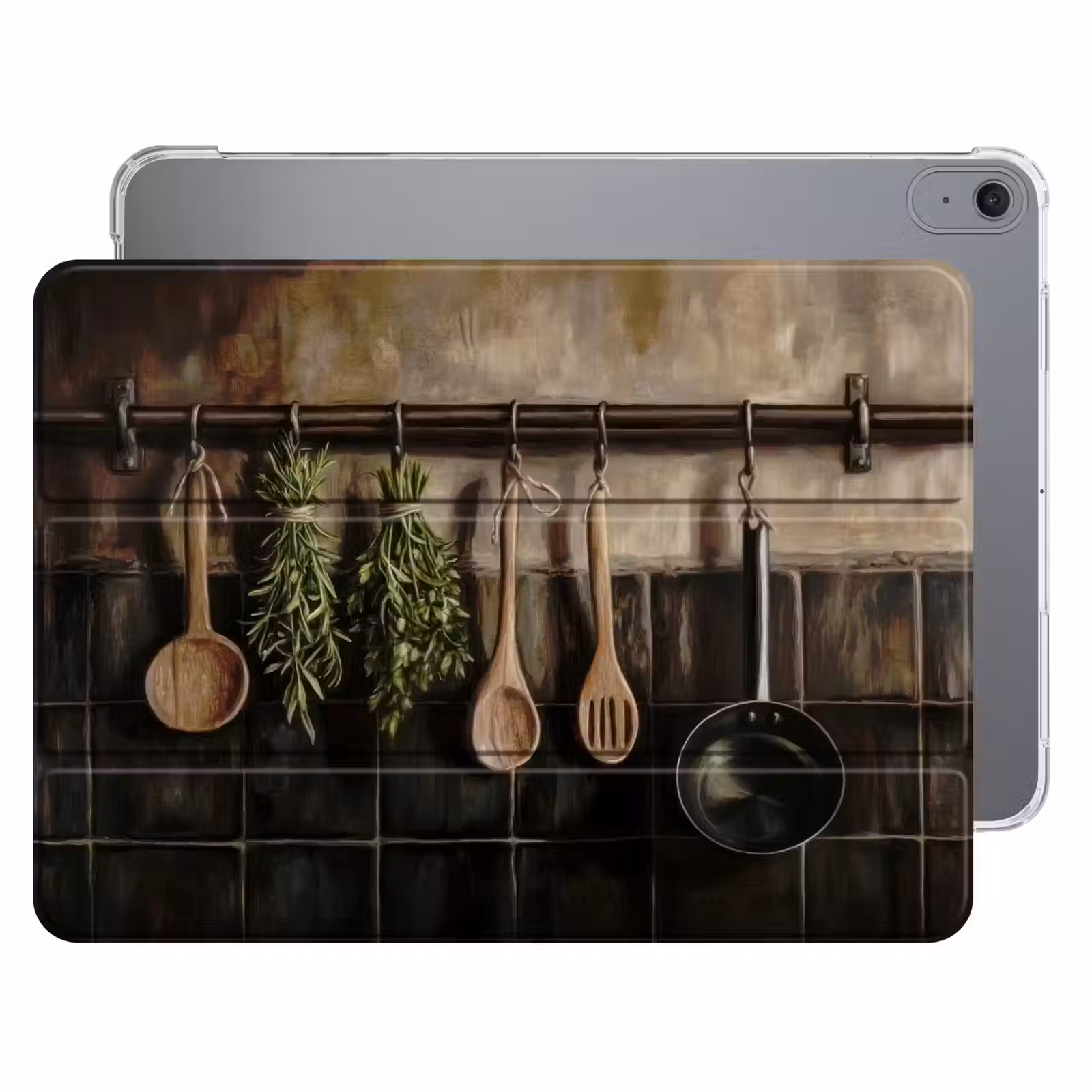 iPad hoes - Keukengerei - Rustiek - Tegels - Kruiden — 1