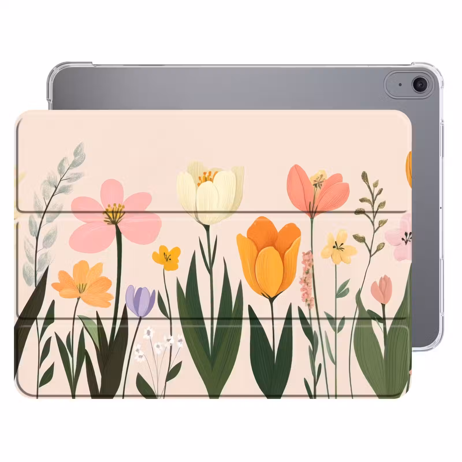 iPad hoes - Pasteltinten - Bloemen - Illustratie — 1