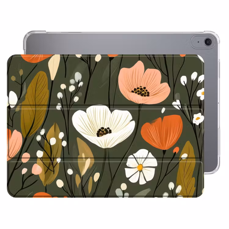 iPad hoes - Bloemen - Illustratie - Groen — 1
