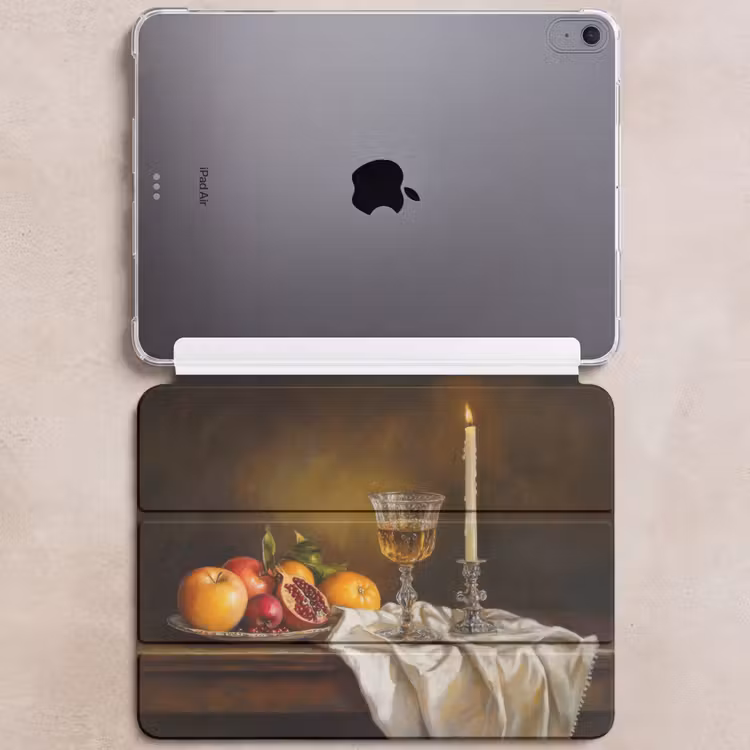 iPad hoes - Fruit - Stilleven - Wijn - Kaars — 6