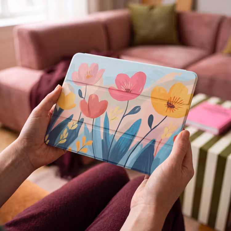iPad hoes - Illustratie - Bloemen - Kleurrijk — 4