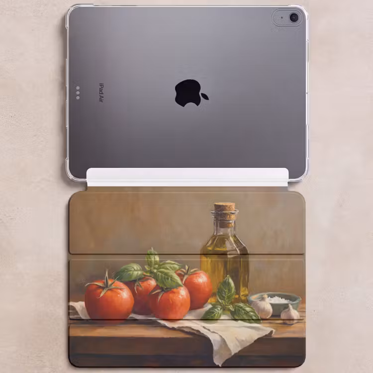 iPad hoes - Tomaten - Olijfolie - Stilleven — 6