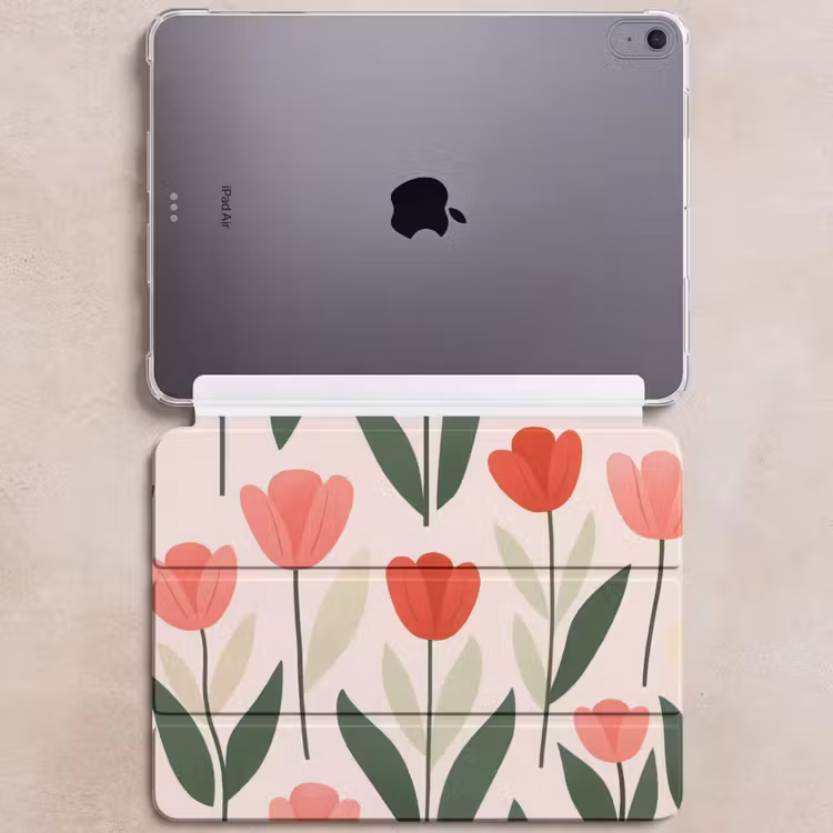iPad hoes - Tulpen - Modern - Roze — 6