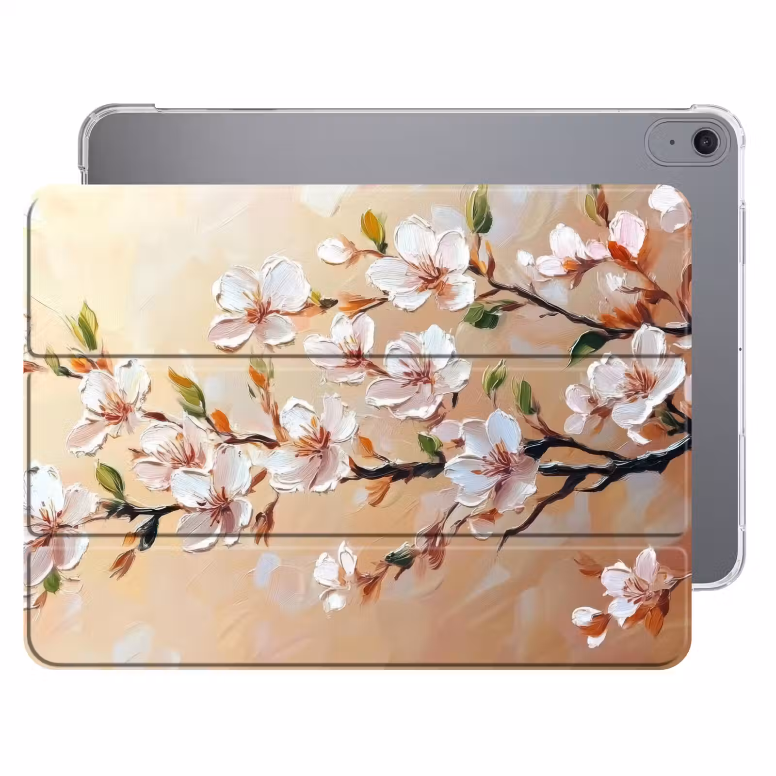 iPad hoes - Bloesemtakken - Schilderachtig - Roze — 1