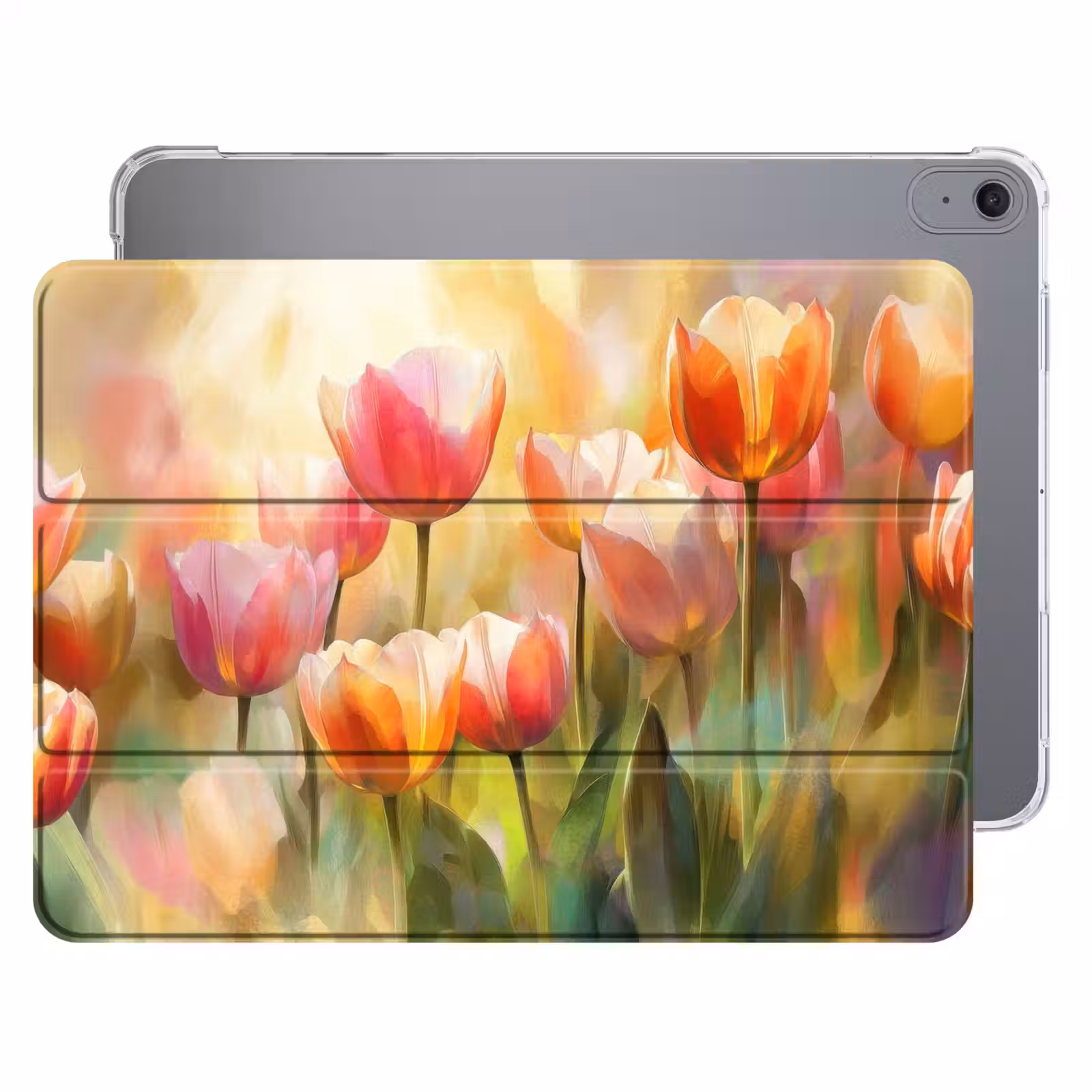 iPad hoes - Tulpen - Sprookjesachtig - Kleurrijk — 1