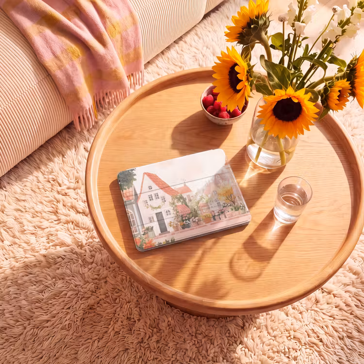 iPad hoes - Bloemen - Huizen - Dorp — 2