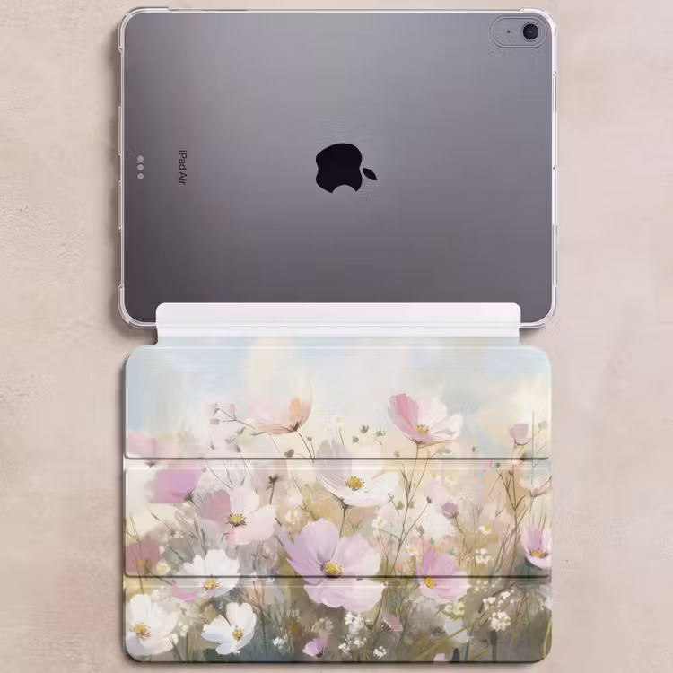 iPad hoes - Bloemenveld - Lichte tinten - Geschilderd — 6