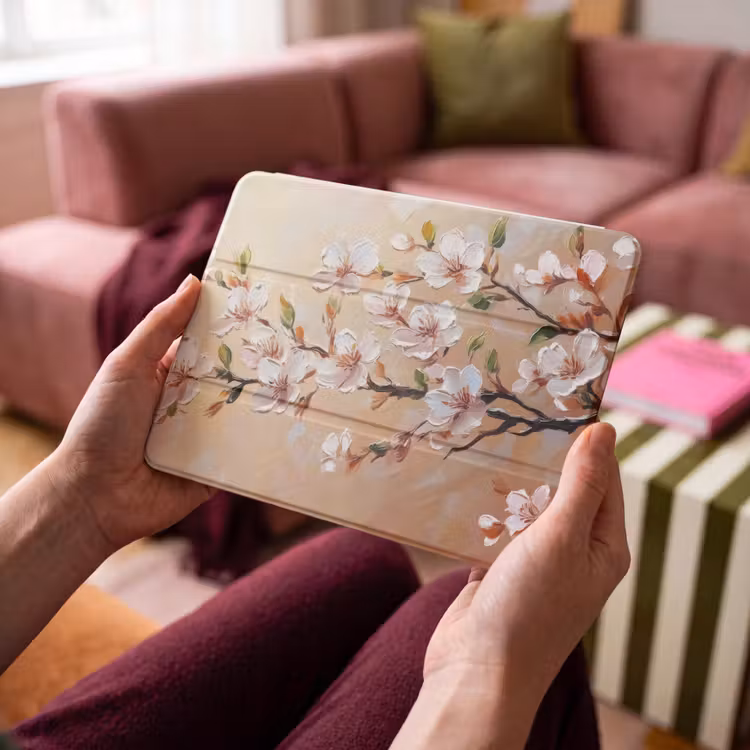 iPad hoes - Bloesemtakken - Schilderachtig - Roze — 4