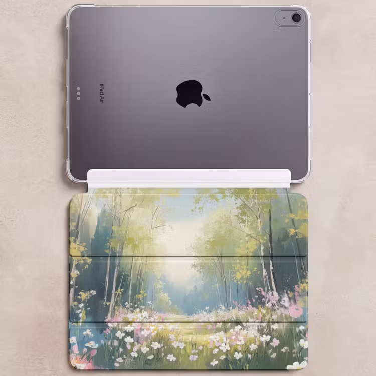 iPad hoes - Bos - Schilderstijl - Kleurrijk — 6