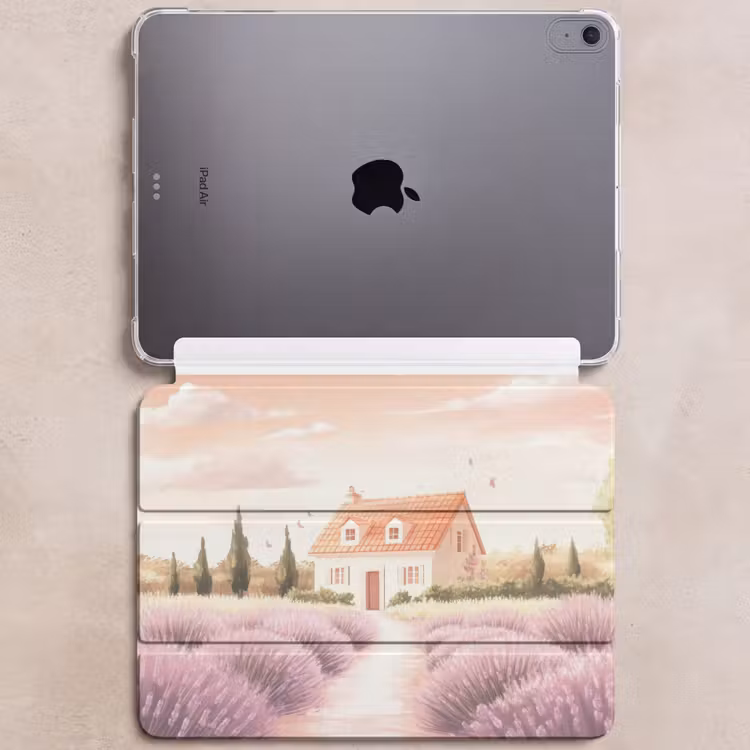iPad hoes - Lavendelveld - Huis - Paars — 6