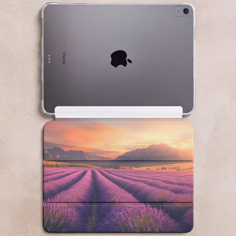 iPad hoes - Lavendelveld - Zonsondergang - Paars — 6