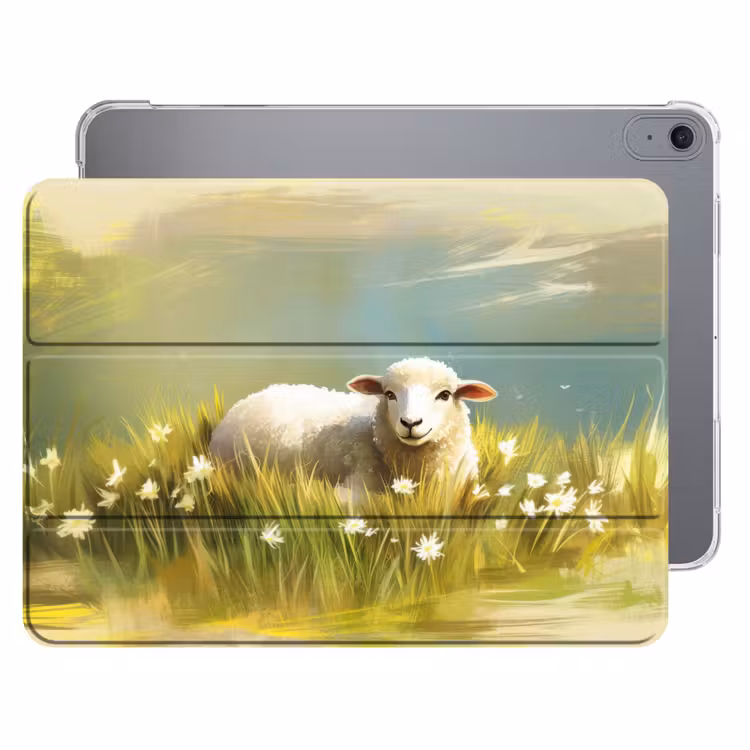 iPad hoes - Schaap - Weide - Groen — 1