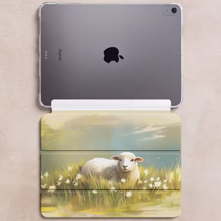 iPad hoes - Schaap - Weide - Groen — 6