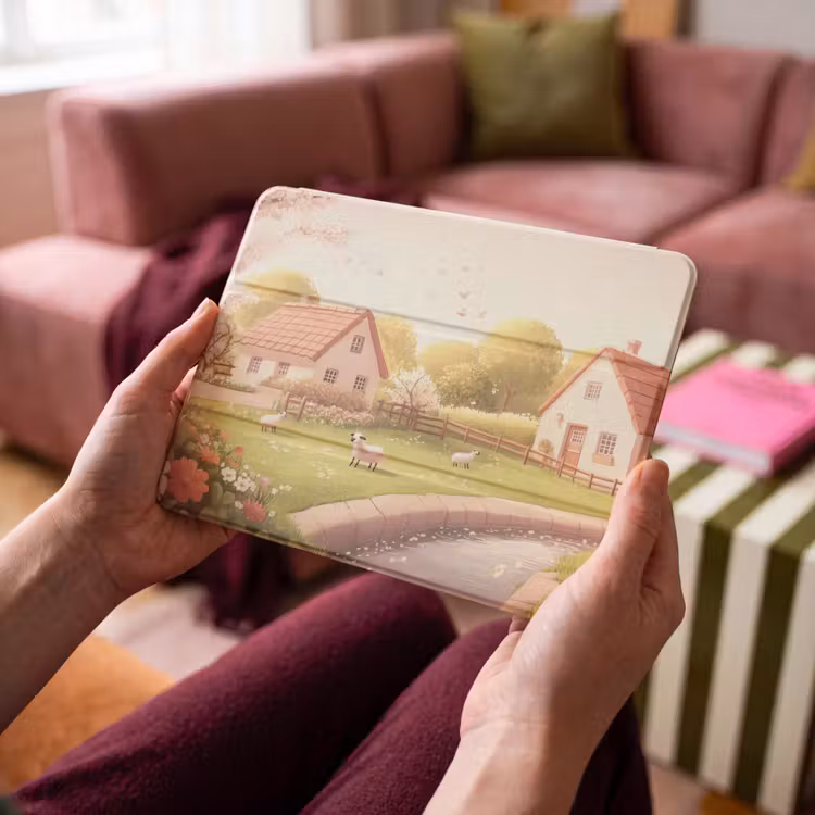 iPad hoes - Schapen - Huisje - Platteland — 4