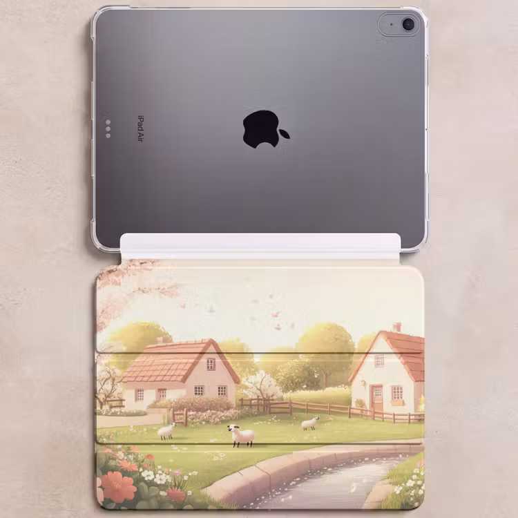 iPad hoes - Schapen - Huisje - Platteland — 6