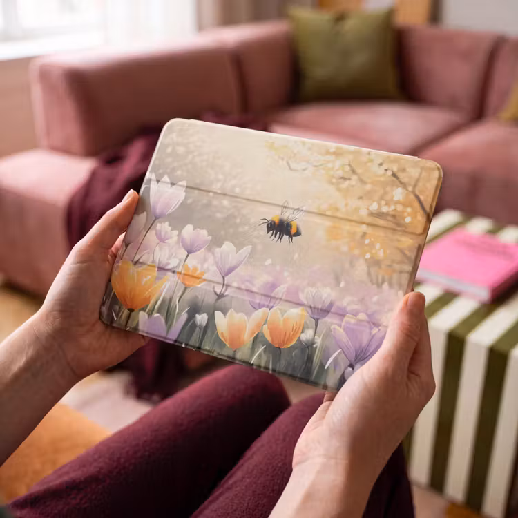 iPad hoes - Viooltjes - bij - Zonlicht — 4