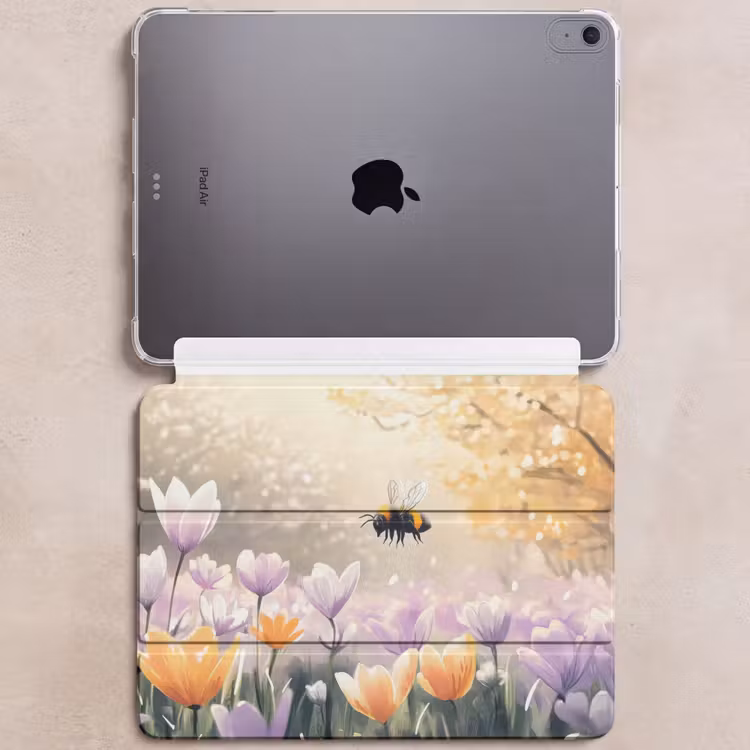 iPad hoes - Viooltjes - bij - Zonlicht — 6
