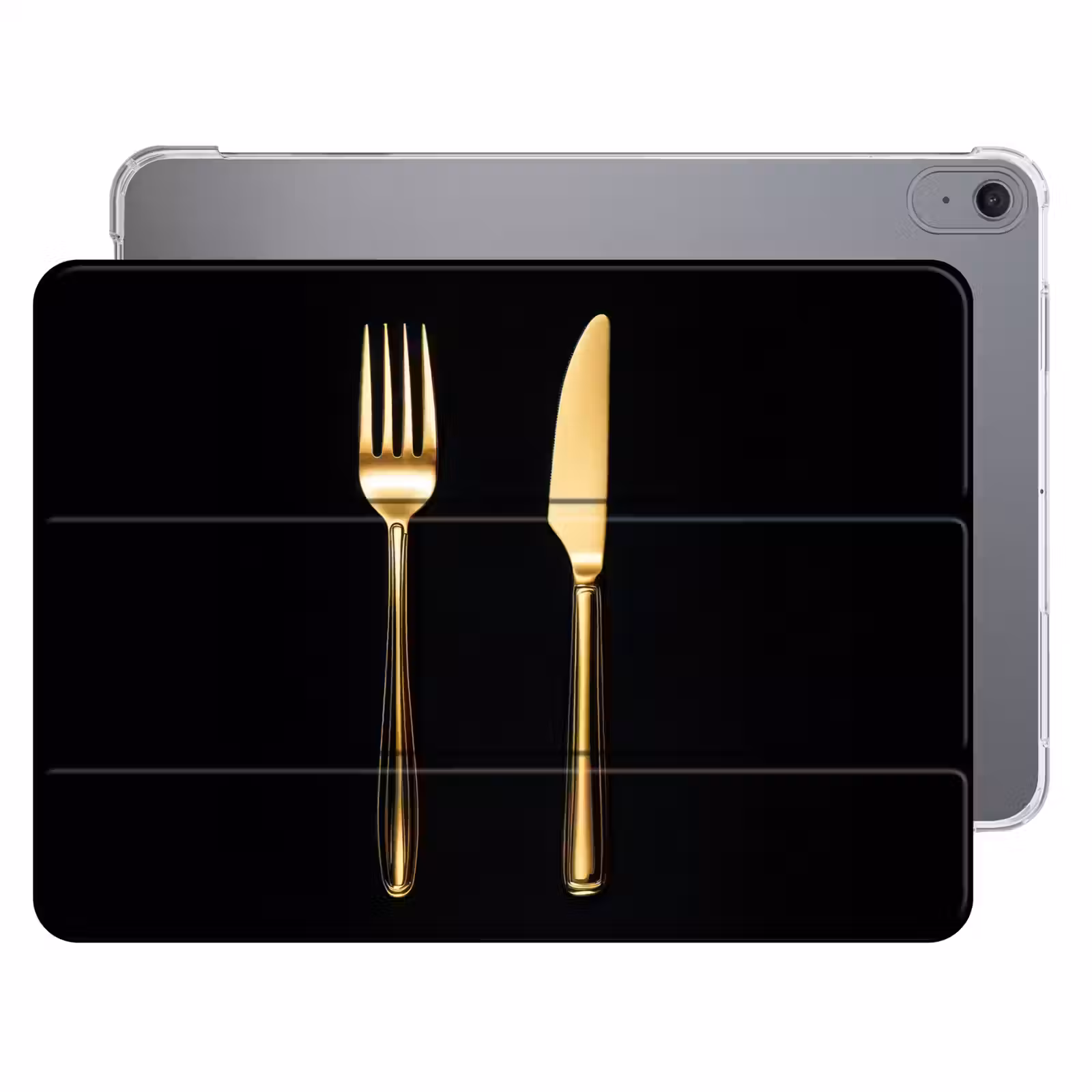 iPad hoes - Bestek - Goud - Mes - Vork — 1