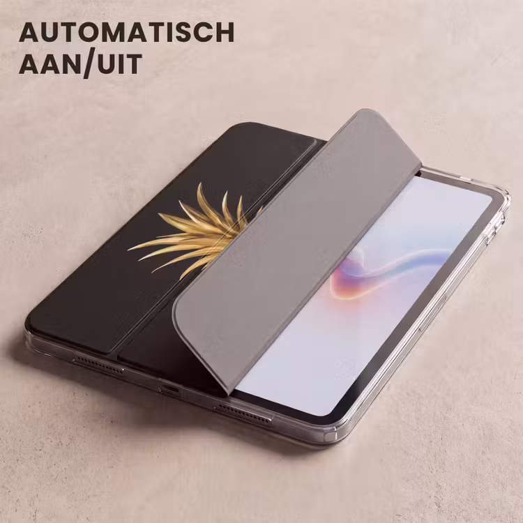 iPad hoes - Ananas - Zwart - Goud - Luxe — 5