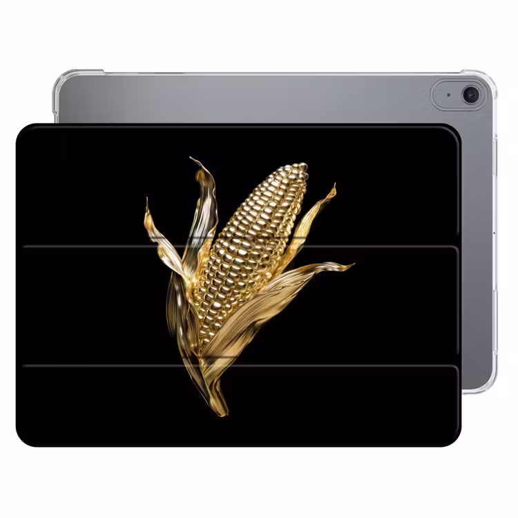 iPad hoes - Mais - Eten - Goud - Zwart — 1