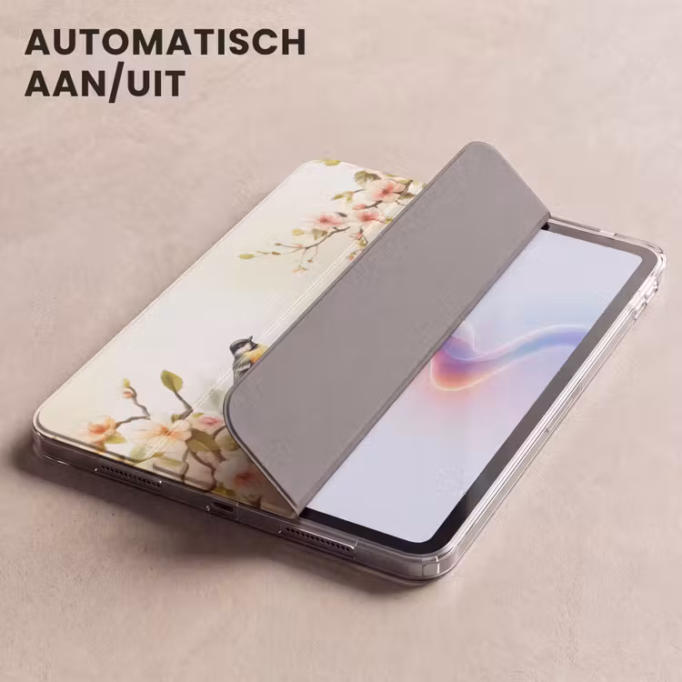 iPad hoes - Takken - Bloemen - Vogeltjes - Roze — 5