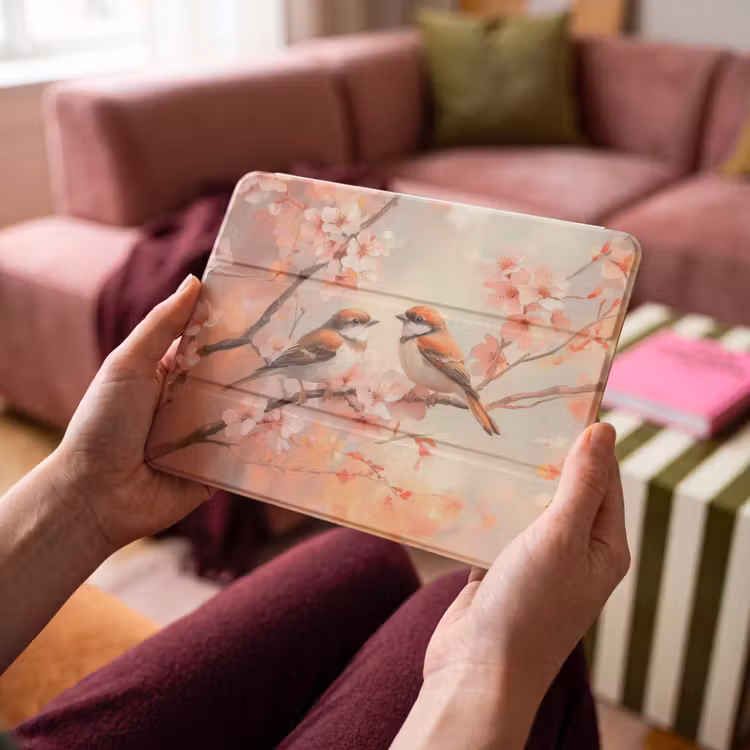 iPad hoes - Vogels - Romantic - Bloesemtak — 4