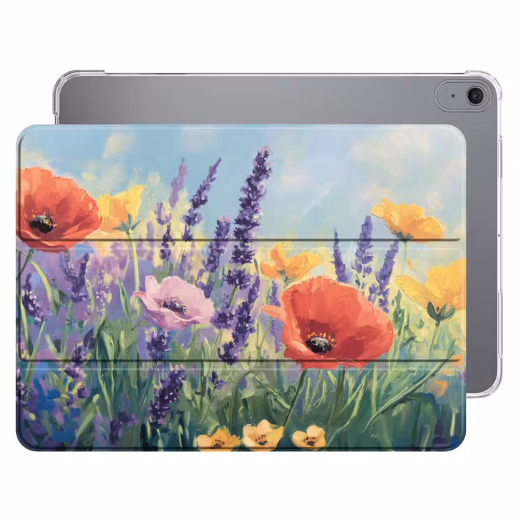 iPad hoes - Weide - Bloemen - Kleurrijk — 1