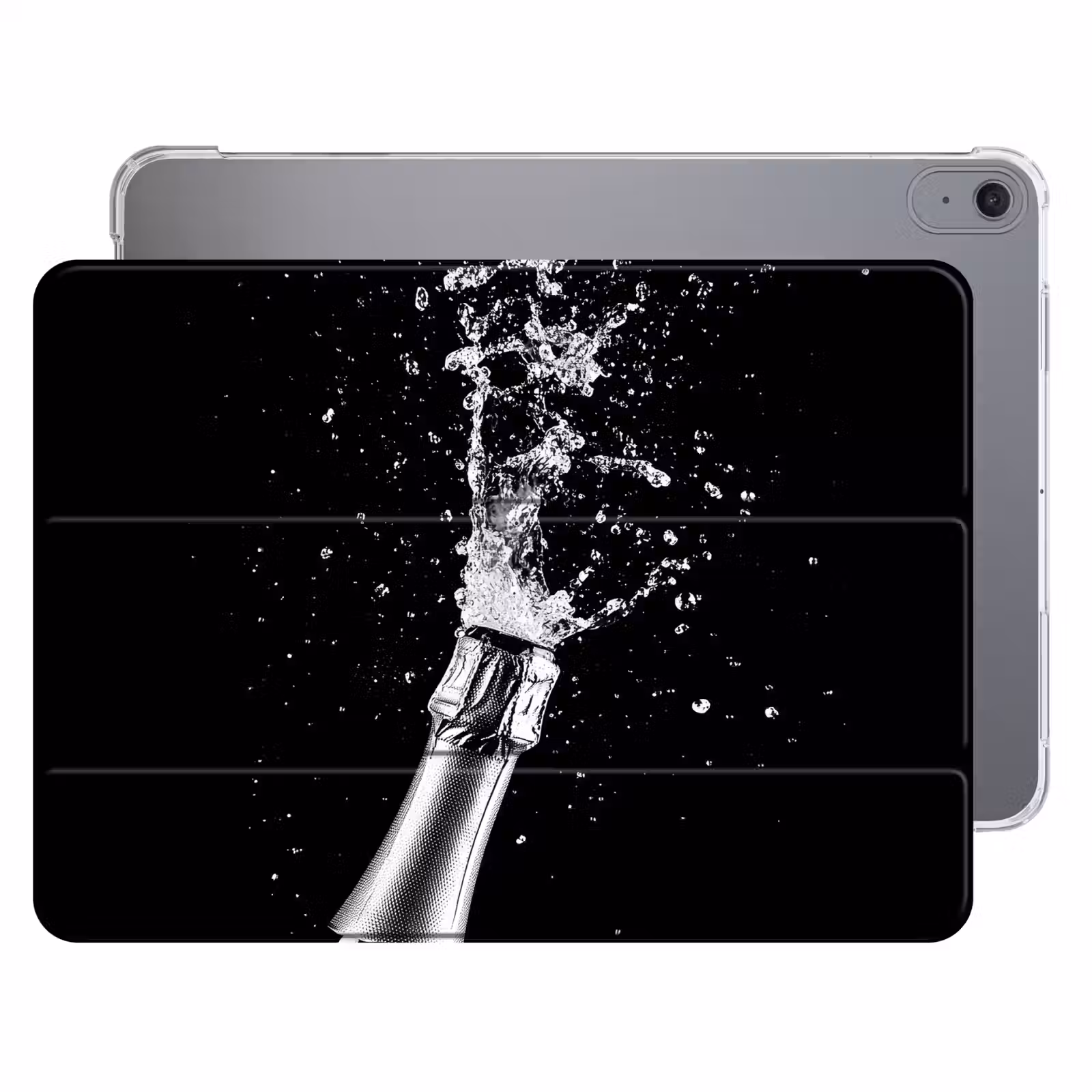 iPad hoes - Champagne - Zwart - Spetters - Popping — 1