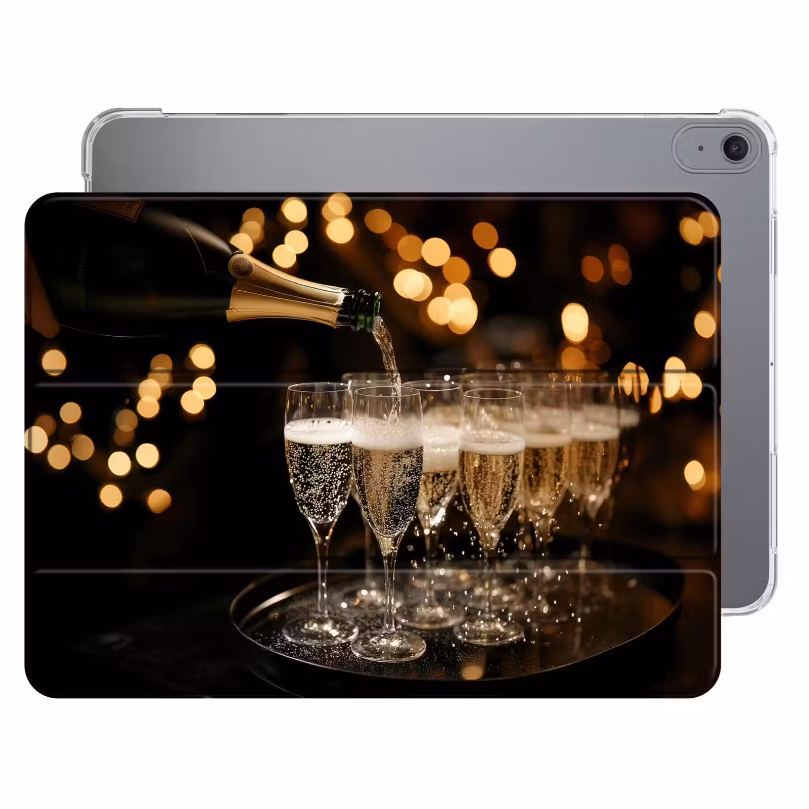 iPad hoes - Lichter - Champagner - Gläser — 1