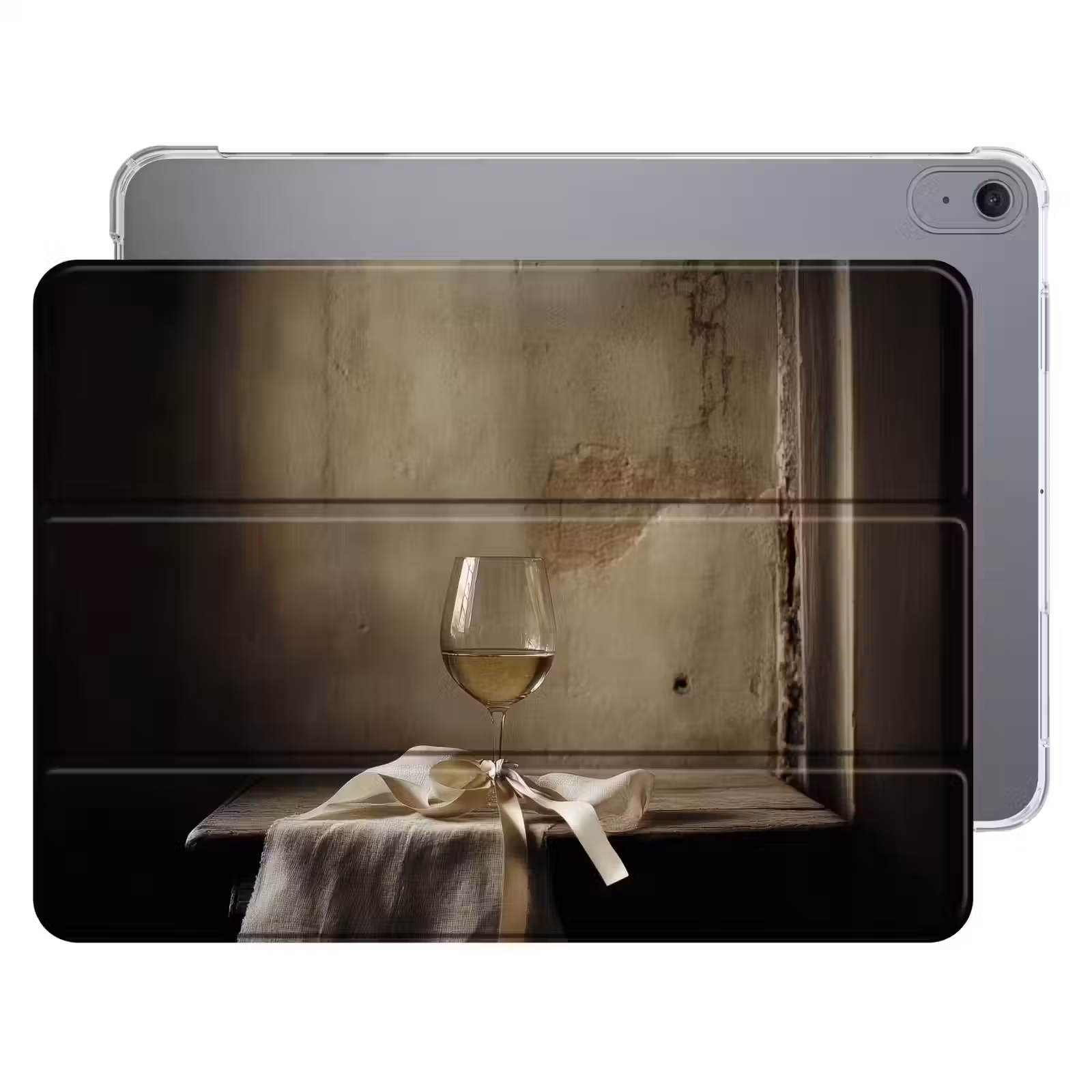 iPad hoes - Strik - Beige - Witte - Wijn — 1