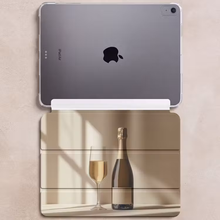 iPad hoes - Champagne - Beige - Schaduw - Bubbels — 6