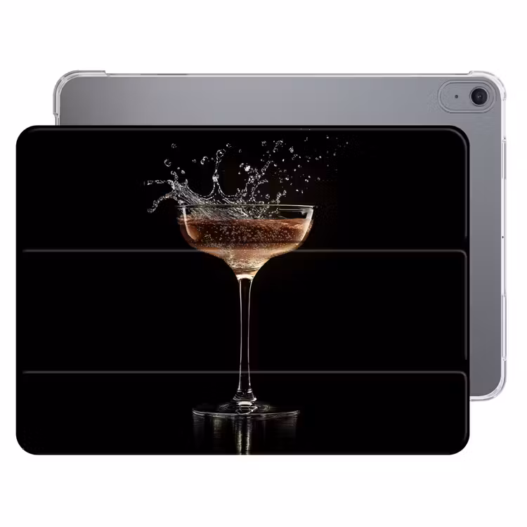 iPad hoes - Cocktail - Zwart - Spetters - Glas — 1